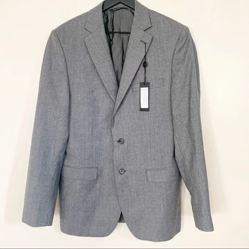 Spurr Men’s Wool Blend Notch Valdez Sport Coat Blazer 40R Modern Fit New